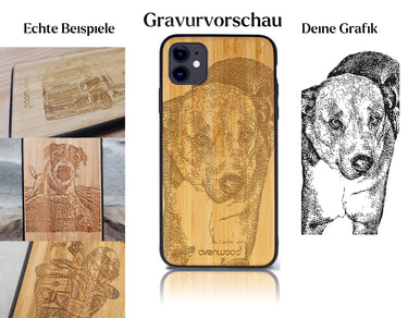 INDIVIDUELL iPhone 11 Bambus-Kunststoff